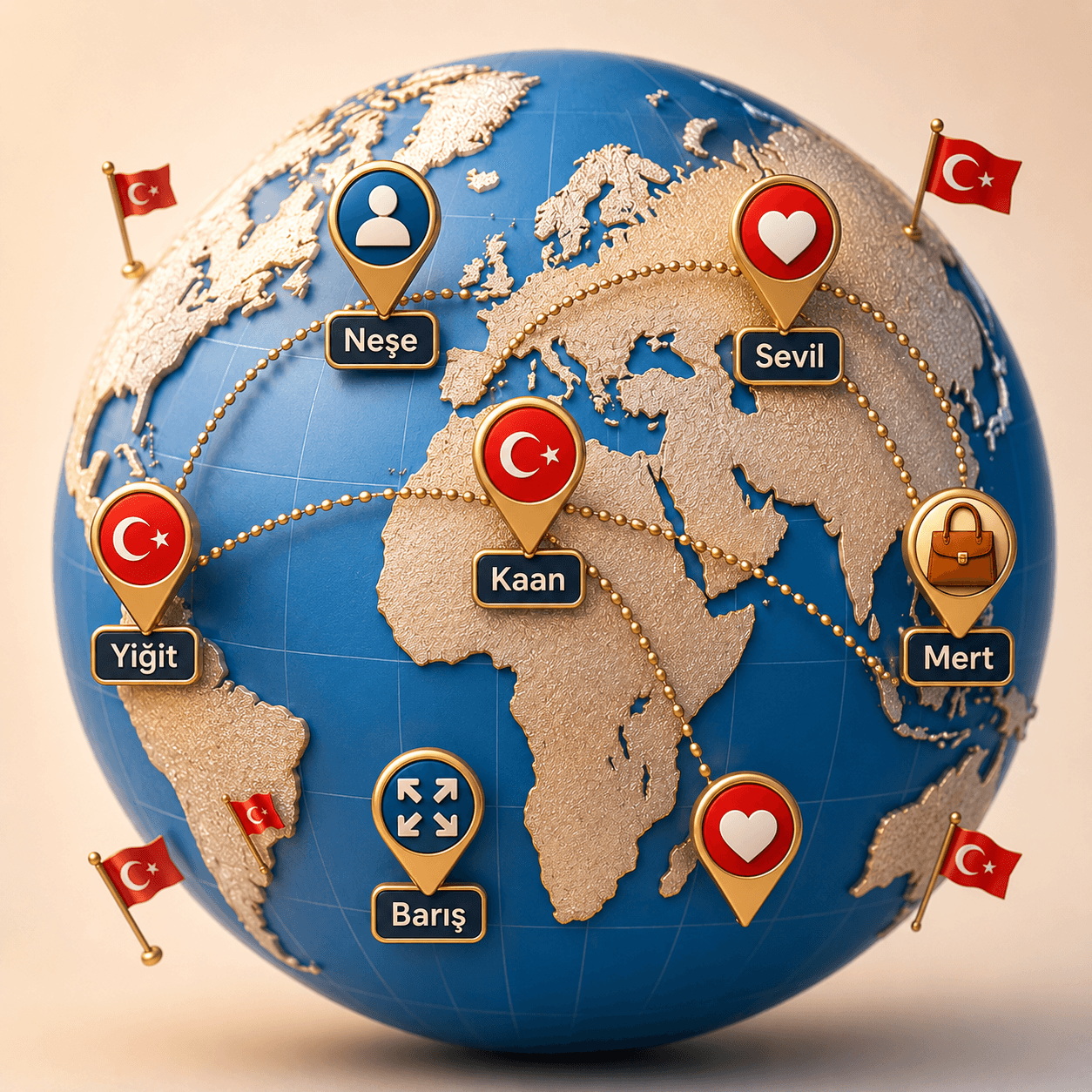 Dijital dünya haritası