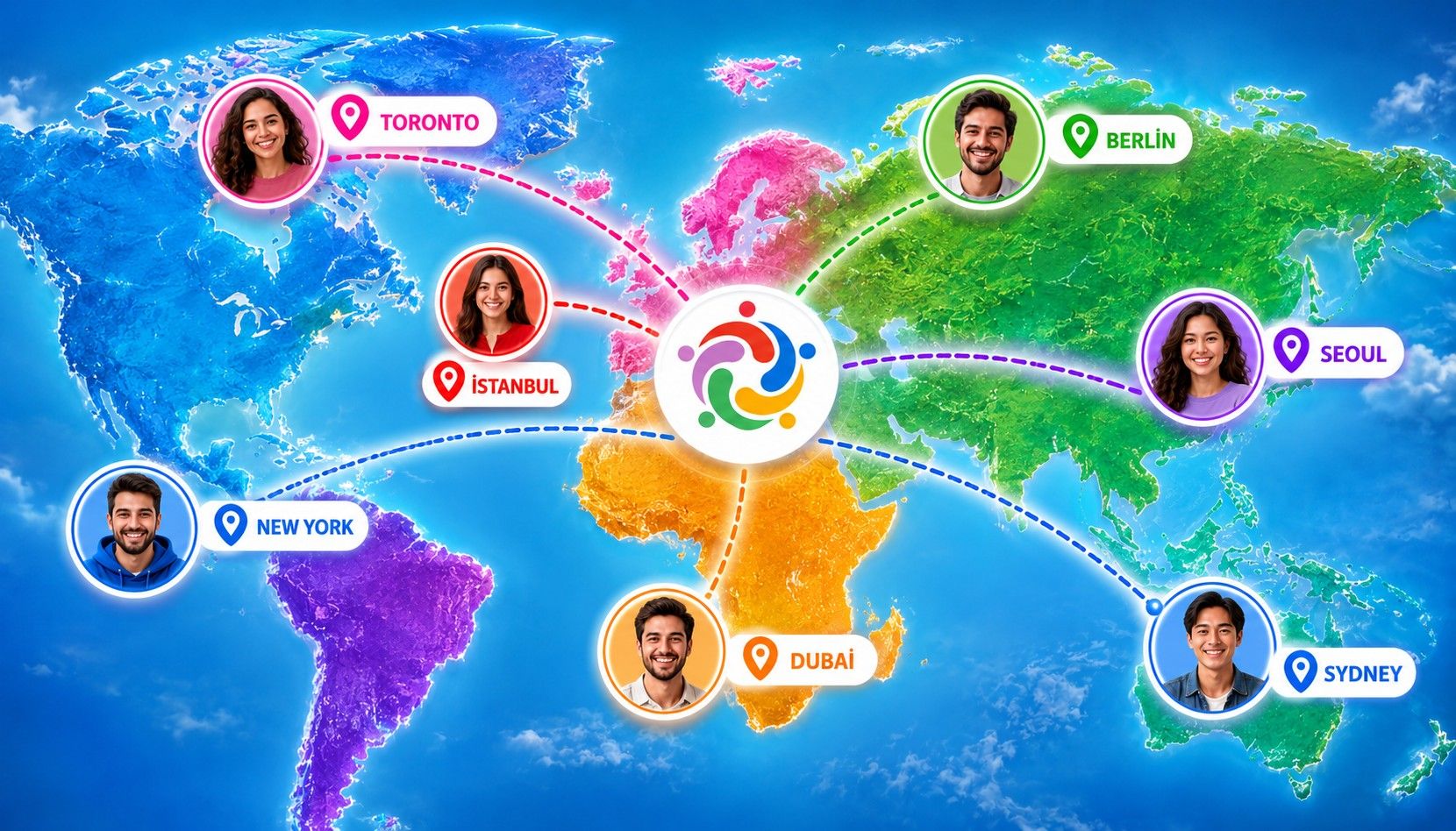 CorteQS global ağ görseli